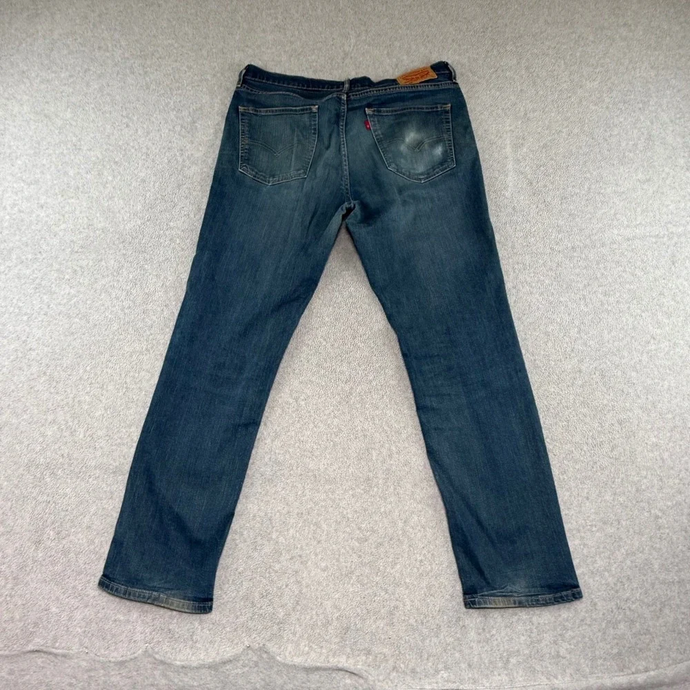 Levi's 541 Athletic Taper Jeans Mens 37x34 Blue Medium Wash Stretch Denim